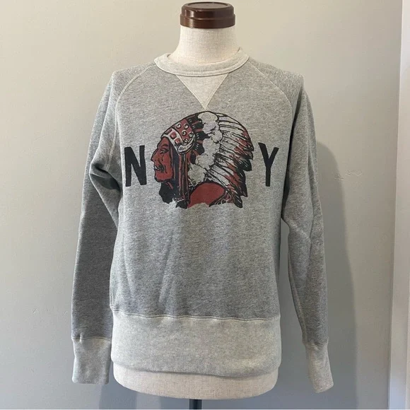 Todd Snyder x Champion men s gray NY Indian Chief sweatshirt XS